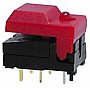 Przełącznik PCB DIGITAST DIP PUSH-BUTTON SWITCH GREY CAP - RED LED